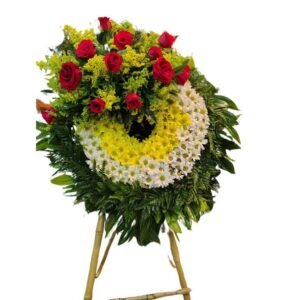Corona funebre descanso en paz